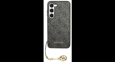 Guess Charm geschikt voor Samsung Galaxy S24 hoesje - Grijs