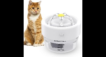 Drinkfontein Kat - Kattenfontein - Drinkbak Hond - Waterdispenser -Wit