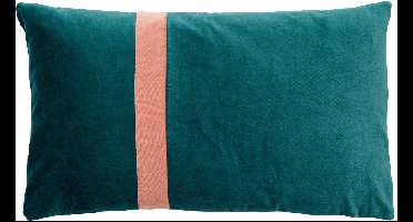 Dutch Decor PIPPA - Sierkussen velvet Sagebrush Green 30x50 cm - groen - Inclusief binnenkussen - Luxe kussens voor woonkamer & bank