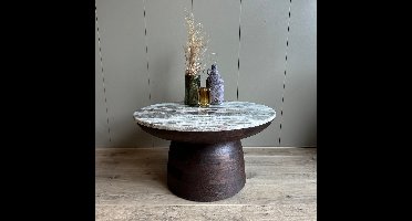 Old Inn - Salontafel Marmer Walnoot 80cm