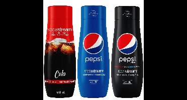 Sodastream Serie - Cola- en Pepsi-concentraat Set - 440ml - Milieubewust
