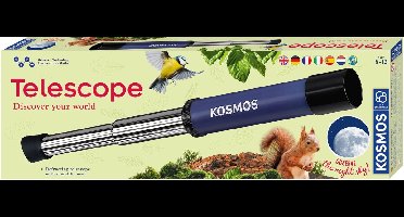 Kosmos Telescope – Experimenteerset – Breng verre objecten dichtbij – 12x vergroten – Telescoop voor beginners