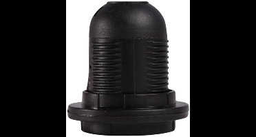 Thorgeon E27 Lamphouder + 2 Ringen - 230V - Zwart