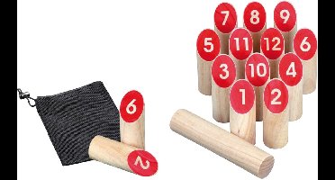 Philos Kubb met nummers