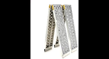 HBM oprijplaat aluminium dubbel 1360 kg 2740 mm x 355 mm
