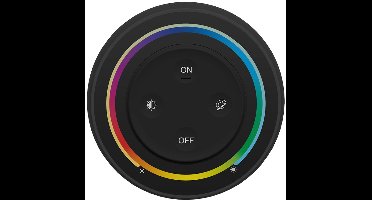 Mi-Light Mi-Boxer - (S2) - 1-Zone RGB+CCT Afstandsbediening met magnetische houder - (Batterijen niet inbegrepen) - Zwart