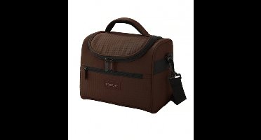 S&E Geïsoleerde Lunchtas met Schouderriem – Voor Werk, School, Picknick of Reis - Bruin