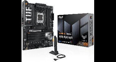ASUS TUF GAMING X870-PLUS WIFI - Moederbord - ATX - Socket AM5 - AMD X870 - DDR5 - USB 4 - Wi-Fi 7 - Realtek Audio