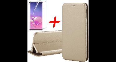 Hoesje geschikt voor Samsung Galaxy S10e - Book Case Kunstleer ThinShield Roségoud