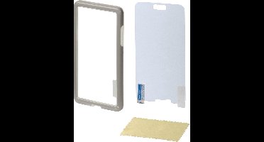 Hama Edge + screen protector Galaxy A3 zilver