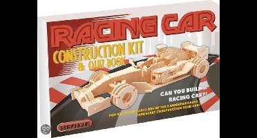 Asmodee Racing Car Construction Kit - Auto bouwpakket met Quiz Book