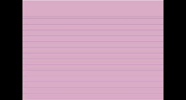 Exacompta systeemkaart gelinieerd - A6 - rood - 100 stuks.