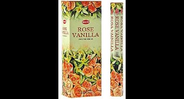 HEM Wierook - Vanilla Rose - Slof (6 pakjes/120 stokjes)