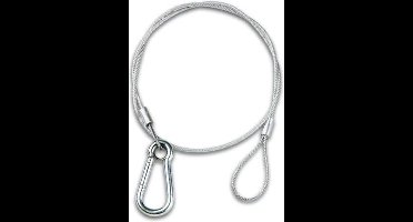 Hq-power Veiligheidskabel Discoverlichting 75 Cm Staal Zilver