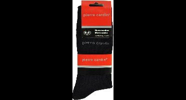 6-Pack Pierre Cardin Katoenen Sneaker Sokken 101658 - Heren - Zwart - Maat 43-46
