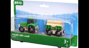 BRIO Tractor met aanhanger - 33799