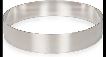 Patisse Taartring rvs Ø 24 cm - Taartvorm Cakevorm Sloffenvorm Boterkoekvorm