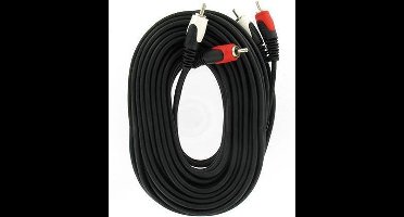 Kopp tulp audio kabel 10m