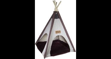 Nobby Tipi Voor De Kat Canvas - Lichtgrijs - 70 x 85 cm