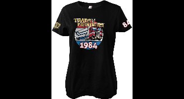 Transformers Optimus Prime Of 1984 Girly Tee Damen T-Shirt Black-S