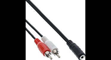 Tulp (m) - 3,5mm Jack (v) adapter kabel | CCS | 1 meter