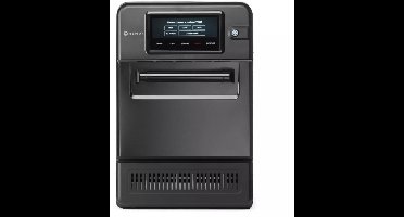 HENDI Hogesnelheidsoven combi 18 liter - koolstofstaal en RVS - magnetron, hetelucht en luchtinslag - 40,2 x 73,5 x 60,8 cm - zwart - voor horeca