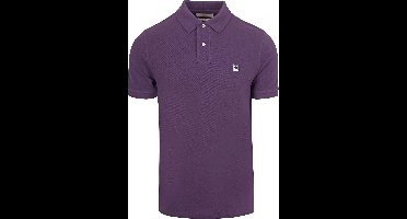 King Essentials The Rene Poloshirt Paars - Maat L - Heren - Polo shirt Heren met Korte mouw