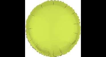 Riethmüller - Folieballon rond - neon geel - 45 cm