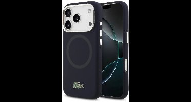Lacoste Back Cover - iPhone 17 Pro Max - Navy - MagSafe - Metal Logo