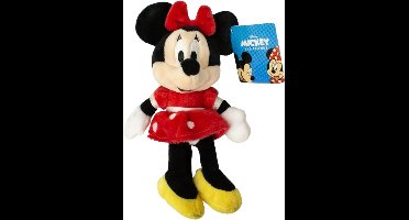 Simba Minnie mouse - rood - pluche - 20 cm - disney - voor kinderen