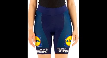 Santini Lidl-trek 2025 Korte Broek Blauw L Vrouw
