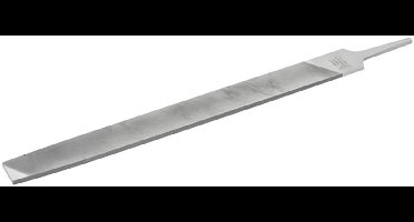 Bahco Freesvijl Met Twee Afgeronde Randen Grove Snede Zonder Handvat 300 Mm Zilver