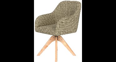 Puur - Joanne draaistoel hout - groen