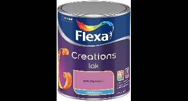 Flexa - Creations Lak Zijdeglans - 85% Framboos - Mengverf - 750 Ml