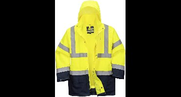 Portwest Hi-Vis Essential 5-in-1 jack S766 - Geel/Marine - XXXL