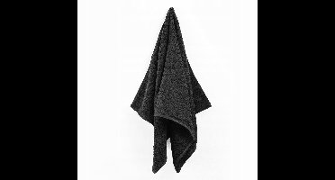 Zwart Katoenen Frotte Handdoek 50x100 cm - Zacht & Absorberend