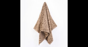 Grote Badhanddoek 70x140cm Katoen Badstof Absorberend Tango Donker Beige