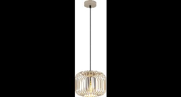 Globo - hanglamp - ALFRED - beige - metaal - Ø 28cm - E27 - 15758H1