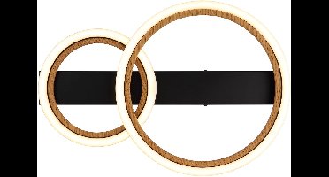 Globo - plafonniere - DAKARI I - zwart - metaal - LED - 67356D2