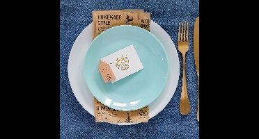 Luminarc Diwali Platte Borden - 6x 25cm - Helderblauw/Turquoise