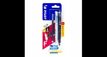 Pilot Frixion Set: Zwarte Pen, Markeerstift & Vulling