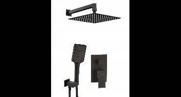 Deante Anemon Bis Inbouw Doucheset - Stijlvol Zwart