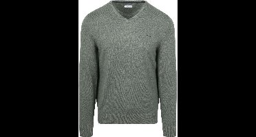 McGregor Trui Merinowol V-Hals Sage Groen - Maat L - Heren - Pullovers