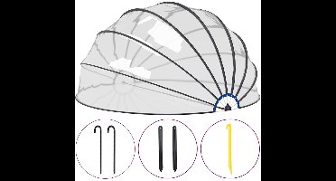 vidaXL - Zwembadkoepel - 559x275 - cm