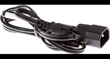 Zebra CS-CC6-IEC electriciteitssnoer Zwart 0,5 m C7 stekker C14 stekker