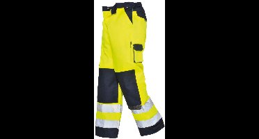 Portwest Lyon Hi-Vis Broek TX51 - Geel/Marine - XXL