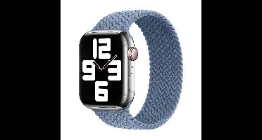 Apple Gevlochten solobandje voor de Apple Watch | 38/40/41/42 mm - Maat 1 - Slate Blue