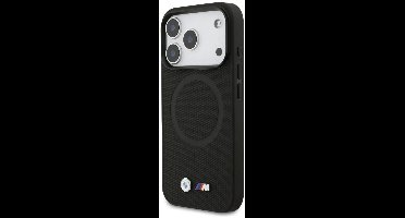 BMW Back Cover - iPhone 17 Pro - Zwart - MagSafe - Full Wrapped Leather