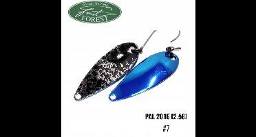 Forest PAL 2016 Wobbler 2,5g Flash Blauw - Vliegvissen