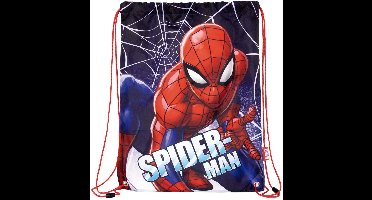 Marvel Spiderman Gymtas - Sporttas - Rugzak - Rugtas - Schooltas - Gymtas Jongen - Gymtas Meisje